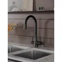 Смеситель для кухни Agger A3230344 гибкий излив 21.5 см цвет черный