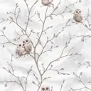 Обои бумажные Fox Совушка светло-серые 0.53 м 12390