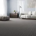 Ковровое покрытие «Скролл Рейн» 016_3414, 2 м, цвет серый