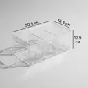 Контейнер Rolly 16.5x12.9x30.5 см 5 л пластик цвет прозрачный