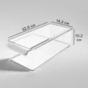 Органайзер Berossi 14.3x10.2x32.9 см 3.7 л полиэтилен без крышки цвет прозрачный