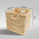 Короб для хранения 31x31x31 см гиацинт цвет натуральный