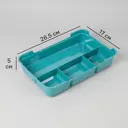 Органайзер для мелочей 26.5x5x17 см пластик цвет разноцветный