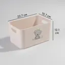 Корзина Berossi Mommy Love 15.79x12.12x22.74 см пластик платина