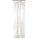 Тюль на ленте «Voile Print» 300х260 см цвет белый