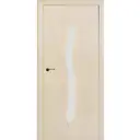 Дверь межкомнатная остеклённая Aura 60x200 см, ламинация, цвет ясень 3D