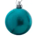Набор ёлочных шаров, 5 см, 12 шт, в тубе, цвет бирюза