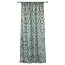 Штора на ленте «Логас» 170х280 см цвет бирюзовый