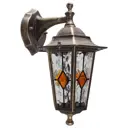 Бра уличное вниз Inspire Tiffany 1xE27х60 Вт, цвет золото