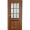 Дверь межкомнатная остеклённая Altro 70x200 см, ламинация, цвет орех