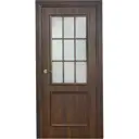 Дверь межкомнатная остеклённая Altro 60x200 см, ламинация, цвет орех марроне