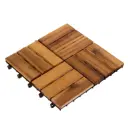 Плитка садовая 30x30x2.4 см, акация, 12 реек