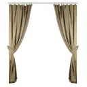 Штора на ленте «Арта» с подхватом 180х280 см цвет золотой