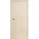 Дверь межкомнатная глухая Аура 60x200 см, ламинация, цвет ясень 3D