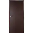 Дверь межкомнатная глухая Аура 80x200 см, ламинация, цвет венге 3D
