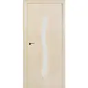 Дверь межкомнатная остеклённая Aura 50x200 см, ламинация, цвет ясень 3D