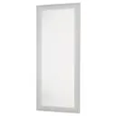 Витрина для шкафа Delinia «Матовая» 40x92 см, алюминий/стекло, цвет алюминий