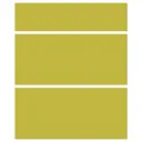 Двери для шкафа Delinia «Васаби» 60x70 см, пластик, цвет зелёный, 3 шт.