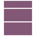 Двери для шкафа Delinia «Слива» 60x15 см, МДФ, цвет сиреневый, 3 шт.