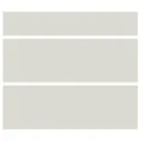 Двери для шкафа Delinia «Айс» 80x15 см, ЛДСП, цвет белый, 3 шт.