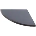 Полка мебельная угловая 250x250x16 мм, ЛДСП, цвет венге