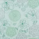 Обои бумажные гофрированные Джулия 0.53х10 м цвет зелёный 0203