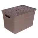 Контейнер Curver Pixxel 12 л пластик цвет коричневый