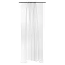 Тюль на ленте 140х260 см органза цвет белый