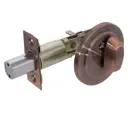 Задвижка дверная Apecs L-0108, 25х81 мм, сталь, цвет старая медь