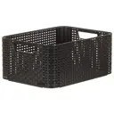 Корзинка Curver Style 38.6x28.7x17 см пластик цвет тёмно-коричневый