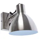 Бра Inspire Huvud 1xE27х40 Вт, металл/никель