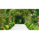 Фотообои флизелиновые Арка из роз 370x200 см