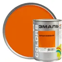 Эмаль Colors полуматовая цвет оранжевый 0.9 л