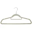 Плечики флокированные Spaceo цвет бежевый, 6 шт.