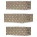 Короба 34x20x14 (2 шт.), 34x34x14 (1 шт.) цвет коричневый