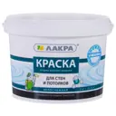 Краска водно-дисперсионная для стен и потолка белоснежная 3 кг