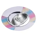 Спот встраиваемый Ring RGB, GU5.3, 50 Вт, цвет серебро