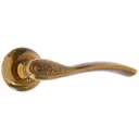 Дверная ручка Inspire «Alba», без запирания, комплект, цвет кофе