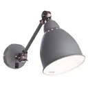 Бра Braccio 1xE27x60 Вт цвет серый матовый