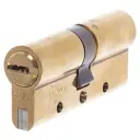Цилиндр ключ/ключ 35x35 золото164 DBN-E/70