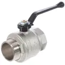 Кран шаровой прямой Bugatti DN50 PN50 2" НР/ВР латунь ручка рычаг