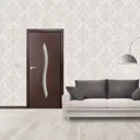 Дверь межкомнатная остеклённая Aura 60x200 см, ламинация, цвет венге 3D