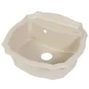 Мойка Florentina Эмилия 64.5x55.5 см, глубина 20 см, цвет шампань