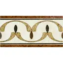 Декор Cenefa 417 Beige Pulida, 20,4х40,8 см