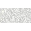 ДекорCarrara Antika 25х50 см цвет белый
