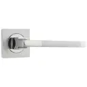 Дверная ручка Inspire, без запирания, комплект, цвет хром