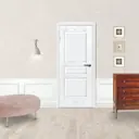 Дверь межкомнатная глухая Корона 60x200 см, шпон, цвет ясень