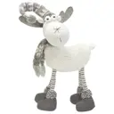 Игрушка мягкая «Олень серебристо-белый» 40 см
