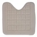 Коврик для туалета Квадро, 40х40, полипропилен, цвет ваниль