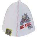 Шапка банная Be Real, 35х24х35 см, войлок, цвет белый